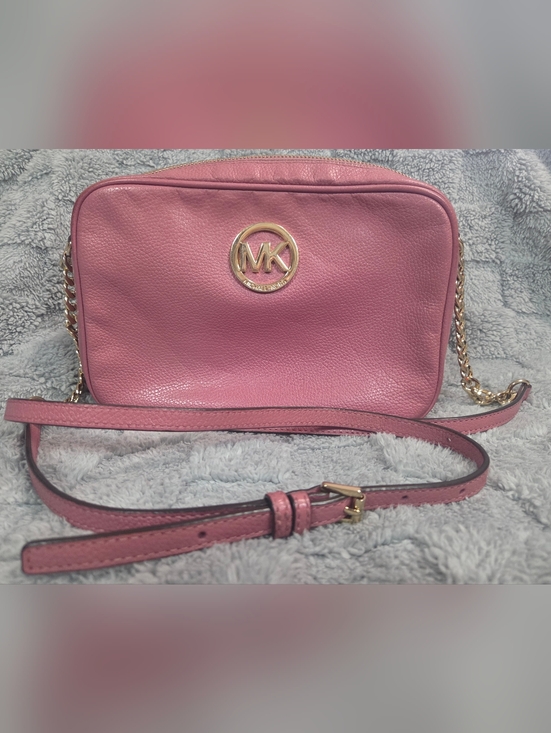 Michael Kors Handbags - Michael Kors Fulton EW Crossbody Bag in Pink Tulip
